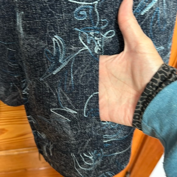 CJ Banks Zippered Jacket with slip pockets at waist and faux pockets at chest - Picture 4 of 8